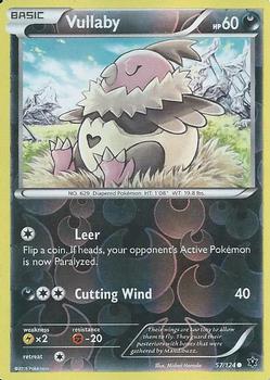 2016 Pokemon XY Fates Collide - Reverse Holo #57/124 Vullaby Front