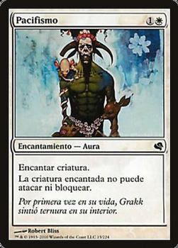 2011 Magic the Gathering Salvat #15 Pacifismo Front