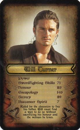 2007 Top Trumps Specials Pirates of the Caribbean At World's End #NNO Will Turner Front
