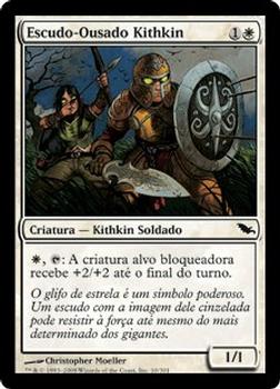 2008 Magic the Gathering Shadowmoor Portuguese #10 Escudo-Ousado Kithkin Front