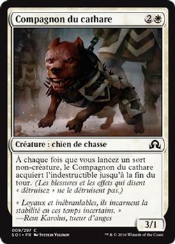 2016 Magic the Gathering Shadows over Innistrad French #9 Compagnon du cathare Front