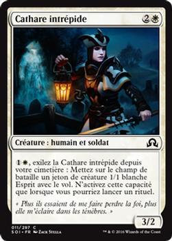 2016 Magic the Gathering Shadows over Innistrad French #11 Cathare intrépide Front