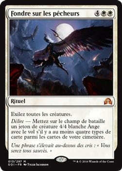 2016 Magic the Gathering Shadows over Innistrad French #13 Fondre sur les pêcheurs Front
