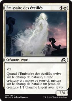 2016 Magic the Gathering Shadows over Innistrad French #17 Émissaire des éveillés Front