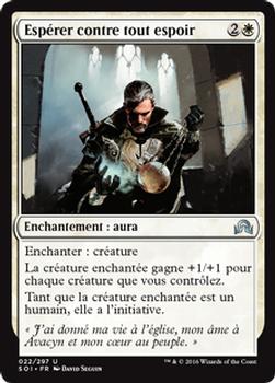 2016 Magic the Gathering Shadows over Innistrad French #22 Espérer contre tout espoir Front