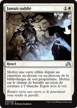 2016 Magic the Gathering Shadows over Innistrad French #30 Jamais oublié Front