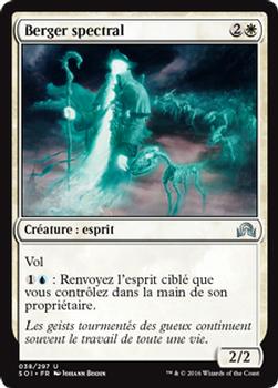 2016 Magic the Gathering Shadows over Innistrad French #38 Berger spectral Front