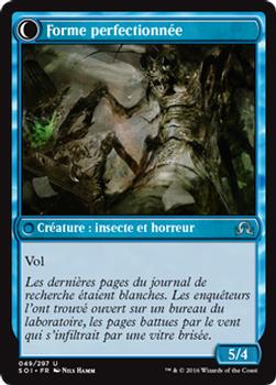 2016 Magic the Gathering Shadows over Innistrad French #49 Chercheur aberrant // Forme perfectionnée Back