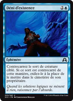 2016 Magic the Gathering Shadows over Innistrad French #55 Déni d'existence Front
