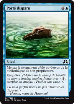 2016 Magic the Gathering Shadows over Innistrad French #67 Porté disparu Front