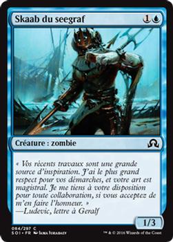 2016 Magic the Gathering Shadows over Innistrad French #84 Skaab du seegraf Front