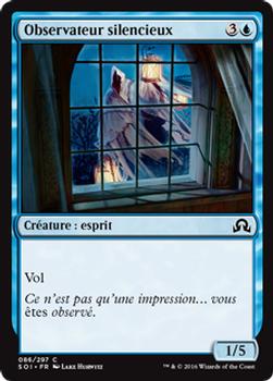 2016 Magic the Gathering Shadows over Innistrad French #86 Observateur silencieux Front