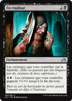 2016 Magic the Gathering Shadows over Innistrad French #100 En coulisse Front