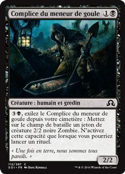 2016 Magic the Gathering Shadows over Innistrad French #112 Complice du meneur de goule Front