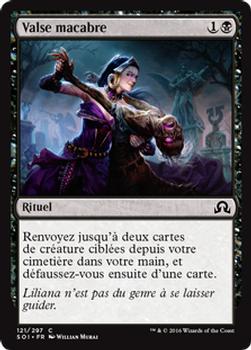 2016 Magic the Gathering Shadows over Innistrad French #121 Valse macabre Front