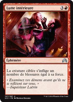 2016 Magic the Gathering Shadows over Innistrad French #167 Lutte intérieure Front