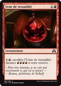 2016 Magic the Gathering Shadows over Innistrad French #189 Urne de versatilité Front