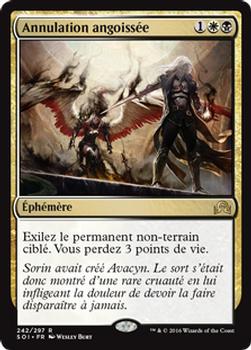 2016 Magic the Gathering Shadows over Innistrad French #242 Annulation angoissée Front