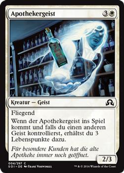 2016 Magic the Gathering Shadows over Innistrad German #4 Apothekergeist Front