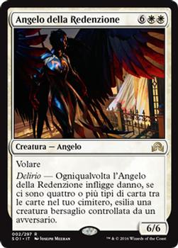 2016 Magic the Gathering Shadows over Innistrad Italian #2 Angelo della Redenzione Front