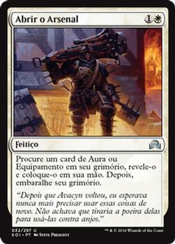 2016 Magic the Gathering Shadows over Innistrad Portuguese #32 Abrir o Arsenal Front