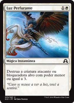 2016 Magic the Gathering Shadows over Innistrad Portuguese #35 Luz Perfurante Front