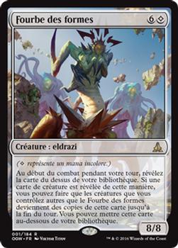 2016 Magic the Gathering Oath of the Gatewatch French #1 Fourbe des formes Front