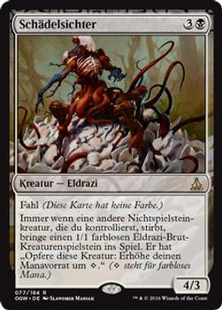 2016 Magic the Gathering Oath of the Gatewatch German #77 Schädelsichter Front