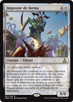 2016 Magic the Gathering Oath of the Gatewatch Spanish #1 Impostor de forma Front