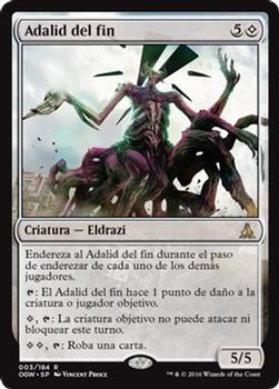 2016 Magic the Gathering Oath of the Gatewatch Spanish #3 Adalid del fin Front