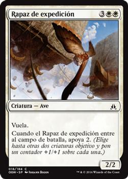2016 Magic the Gathering Oath of the Gatewatch Spanish #18 Rapaz de expedición Front