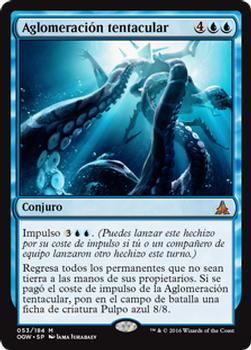 2016 Magic the Gathering Oath of the Gatewatch Spanish #53 Aglomeración tentacular Front