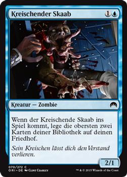 2015 Magic the Gathering Magic Origins German #70 Kreischender Skaab Front