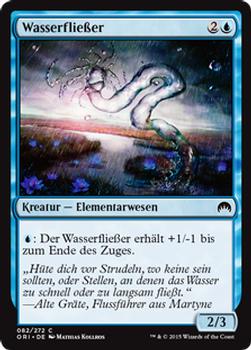 2015 Magic the Gathering Magic Origins German #82 Wasserfließer Front