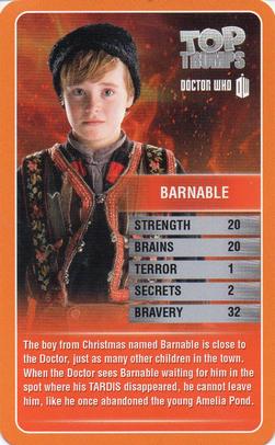 2013 Top Trumps Doctor Who #NNO Barnable Front