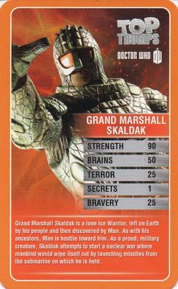 2013 Top Trumps Doctor Who #NNO Grand Marshall Skaldak Front