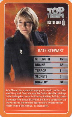 2013 Top Trumps Doctor Who #NNO Kate Stewart Front