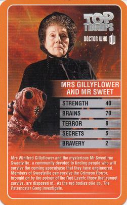 2013 Top Trumps Doctor Who #NNO Mrs Gillyflower and Mr Sweet Front
