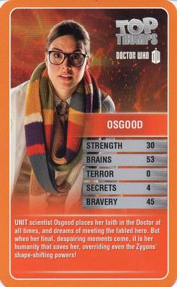 2013 Top Trumps Doctor Who #NNO Osgood Front