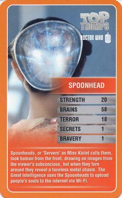 2013 Top Trumps Doctor Who #NNO Spoonhead Front