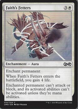 2018 Magic the Gathering Ultimate Masters #16 Faith's Fetters Front