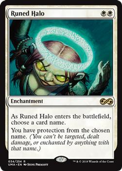 2018 Magic the Gathering Ultimate Masters #34 Runed Halo Front