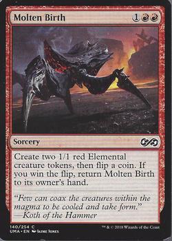 2018 Magic the Gathering Ultimate Masters #140 Molten Birth Front