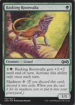 2018 Magic the Gathering Ultimate Masters #156 Basking Rootwalla Front