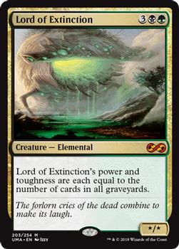 2018 Magic the Gathering Ultimate Masters #203 Lord of Extinction Front