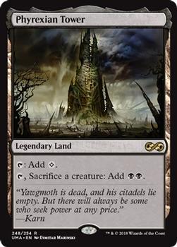 2018 Magic the Gathering Ultimate Masters #248 Phyrexian Tower Front