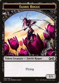 2018 Magic the Gathering Ultimate Masters - Tokens #005/016 Faerie Rogue Front