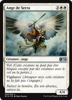 2016 Magic the Gathering Welcome Deck French #3 Ange de Serra Front