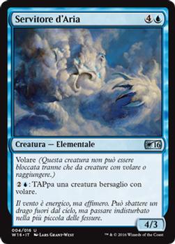 2016 Magic the Gathering Welcome Deck Italian #4 Servitore d'Aria Front