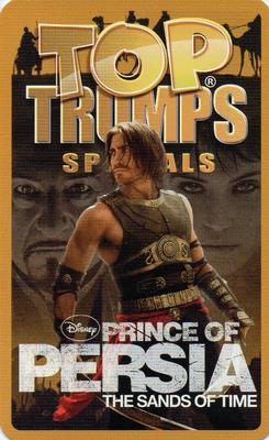 2010 Top Trumps Specials Prince of Persia The Sands of Time #NNO Title card Front